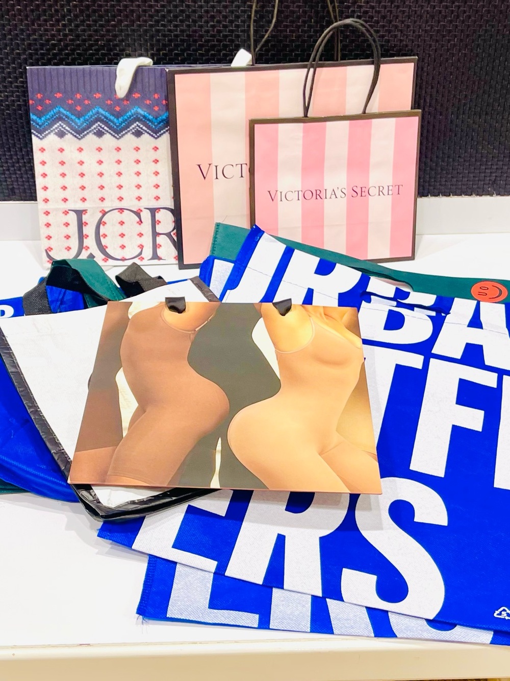 10 Shopping Bags w/Skims, VS, JCrew, Urban NEW!